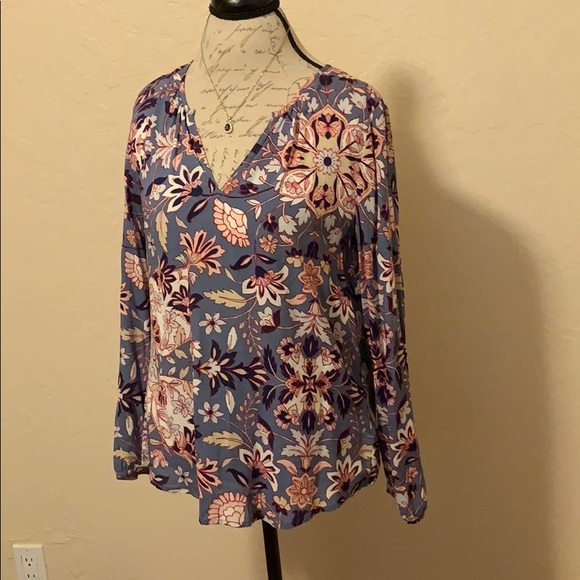 Old Navy Floral fall shirt - Picture 2 of 5